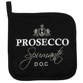 Pannenlappen - Wijn Prosecco - 20x20cm - Set van 2