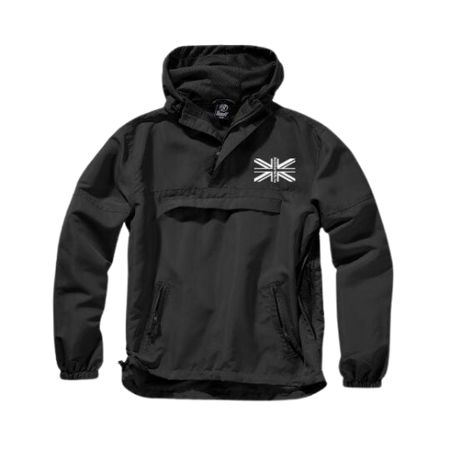 X5CAPE Union Jack Windbreaker Black