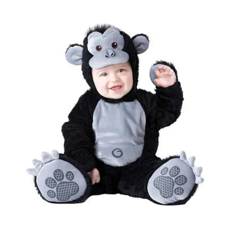 Animal Carnival Purim Halloween Outfits Baby Boys Girls Costume Tiger Animal Cosplay Rompers Jumpsuit Toddlers Infant Clothes
