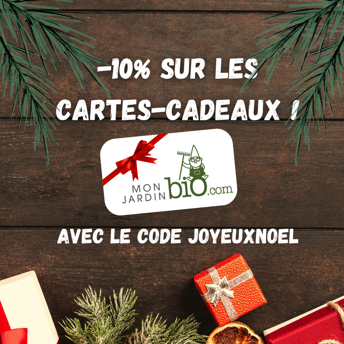 Carte Cadeau MonJardinBio