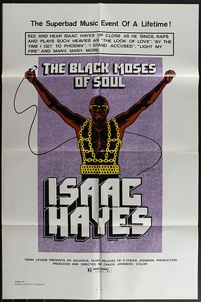 The Black Moses Of Soul (1973) Original US One Sheet Movie Poster