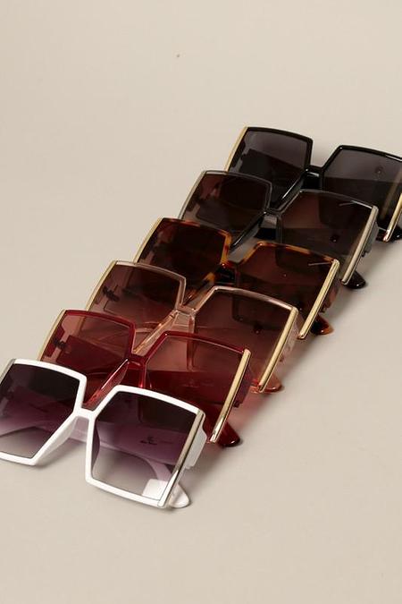 Jackpot Oversized Square Sunglasses