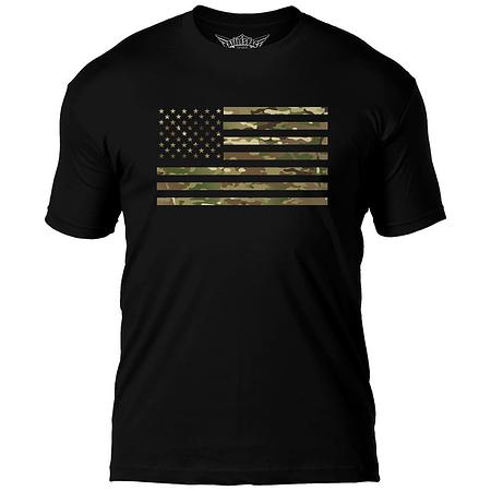 Camo Flag 7.62 Design Battlespace Men&#39;s T-Shirt