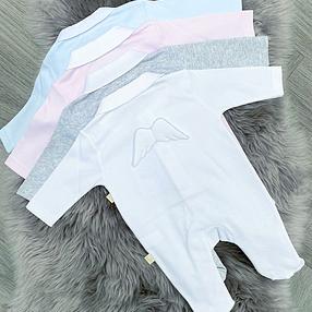 Angel Wing Cotton Babygrow