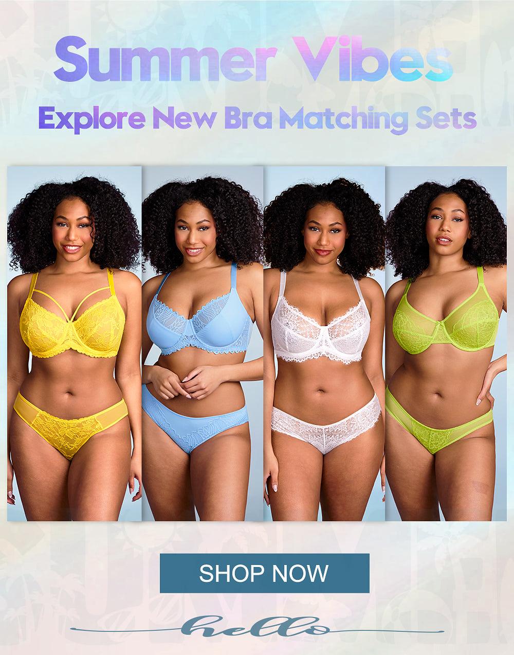 🍹Explore Vibrant Bra Matching Sets For A Summer Stylish Look🦩 - Hsia