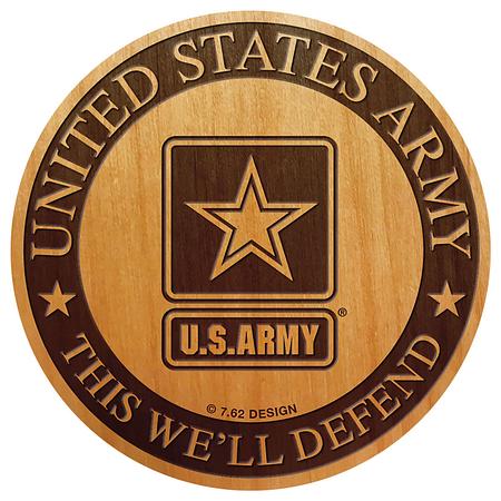 7.62 Design U.S. Army Wood Coaster - Set of 4