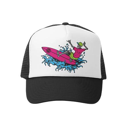 Skelly Surf Black Kids Trucker Hat