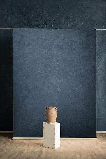 Clotstudio Dark Blue Textured Hand Painted Canvas Backdrop #clot494