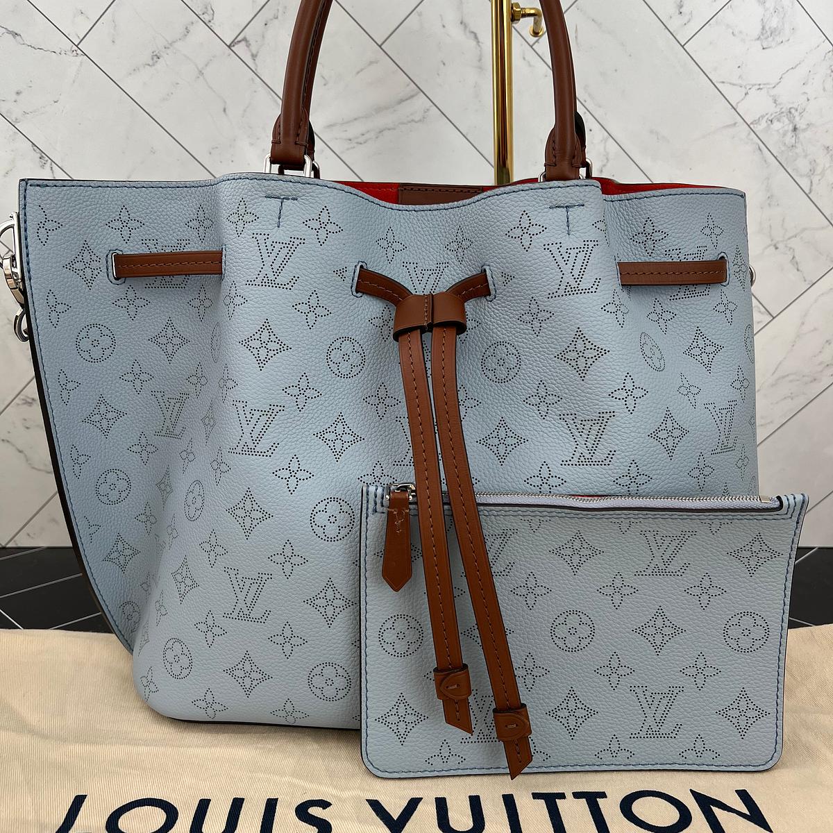 Louis Vuitton Girolata Mahina Tote Bag Grey