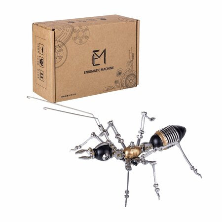 3D Metal Ant Model Kits, DIY Metal Puzzle, Assemble Model Jigsaw Kits, 100 Pcs