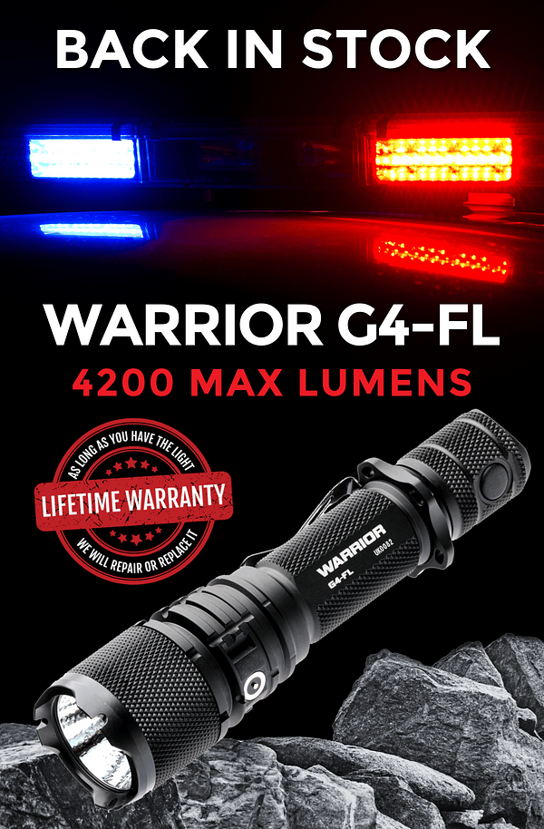 Powertac Warrior G4-FL Is Back In Stock