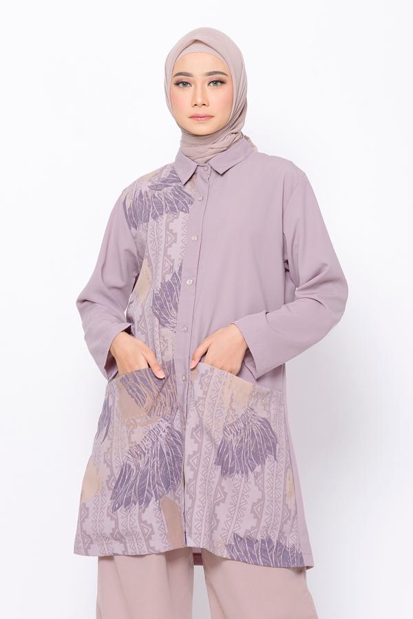 ZM Zaskia Mecca - Idya Cream Tunik - Jelita Indonesia - Edisi Suku Asmat