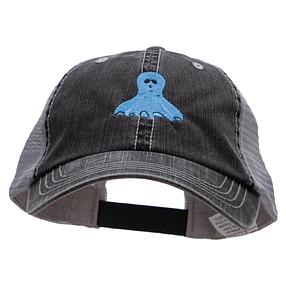Cute Ghost Big Size Special Cotton Low Profile Trucker Cap