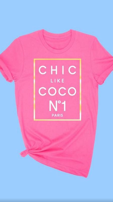 Chic T-Shirt - Hot Pink