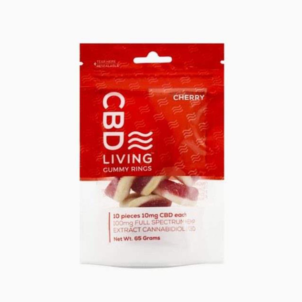 CBD Living Full Spectrum Gummies 100mg - On The Go -10ct Bag