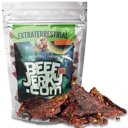 Extraterrestrial, Jalapeno Garlic, Gourmet Beef Jerky (8oz bag)