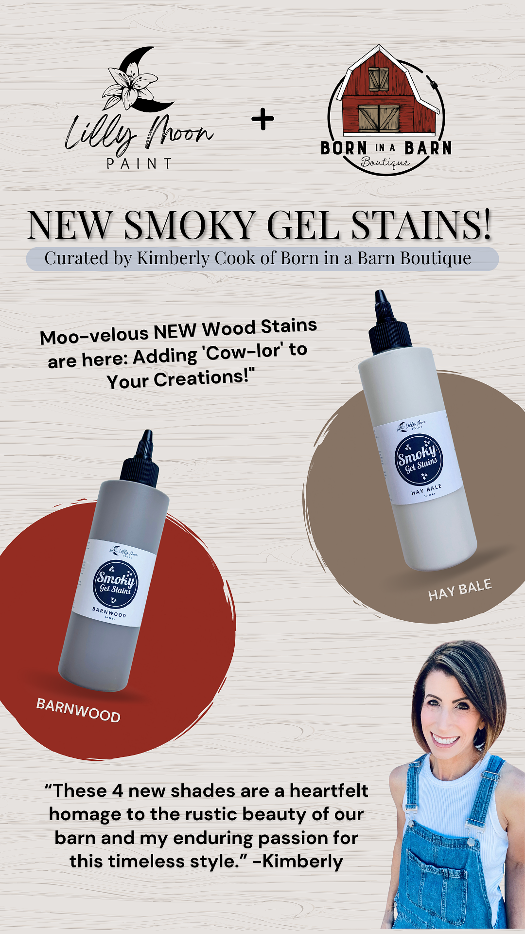 NEW Gel Stains Colors Exclusive Collaboration Lilly Moon Paint