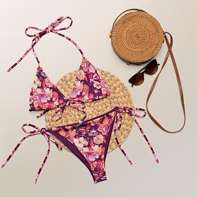 Beach Flower String Bikini