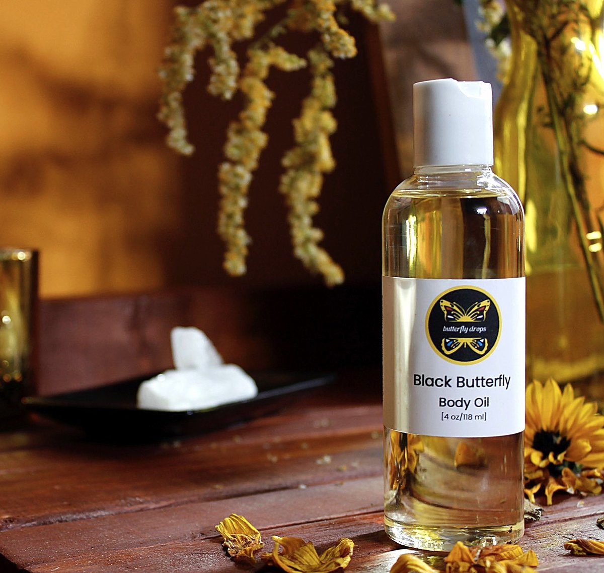 Black Butterfly Body Oil