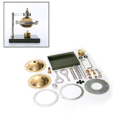 UFO Spin Suspension Steam Engine Model DIY Engine Kit with Copper Boiler and Alcohol Lamp
