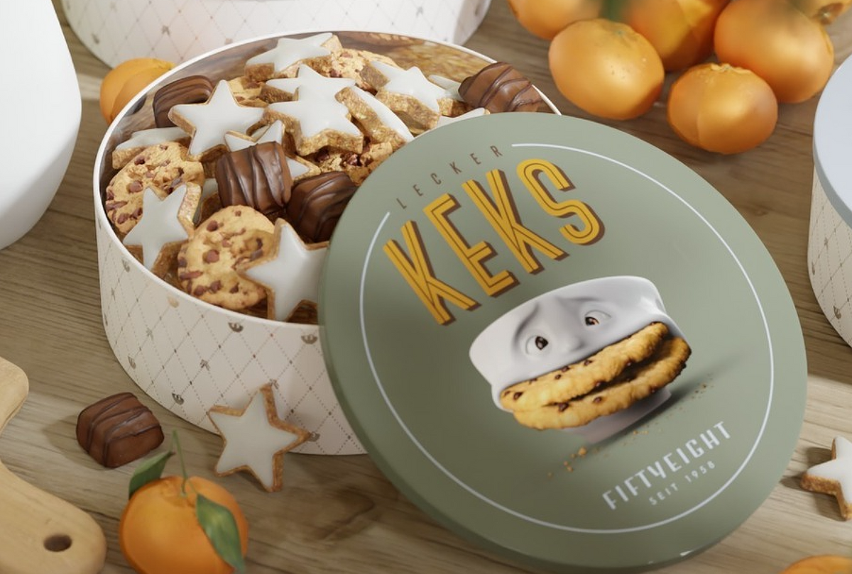 Tin Box Tasty Cookie Vintage Edition – FIFTYEIGHT Products