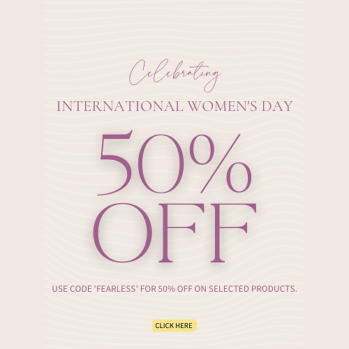 JLZu;w INTERNATIONAL WOMEN'S DAY USE CODE FEARLESS' FOR 50% OFF ON SELECTED PRODUCTS. 