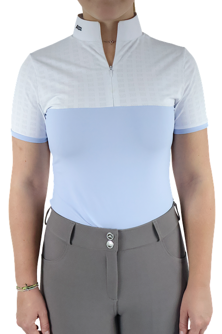 ULTRA BREATHABLE SHOW SHIRT - BABY BLUE