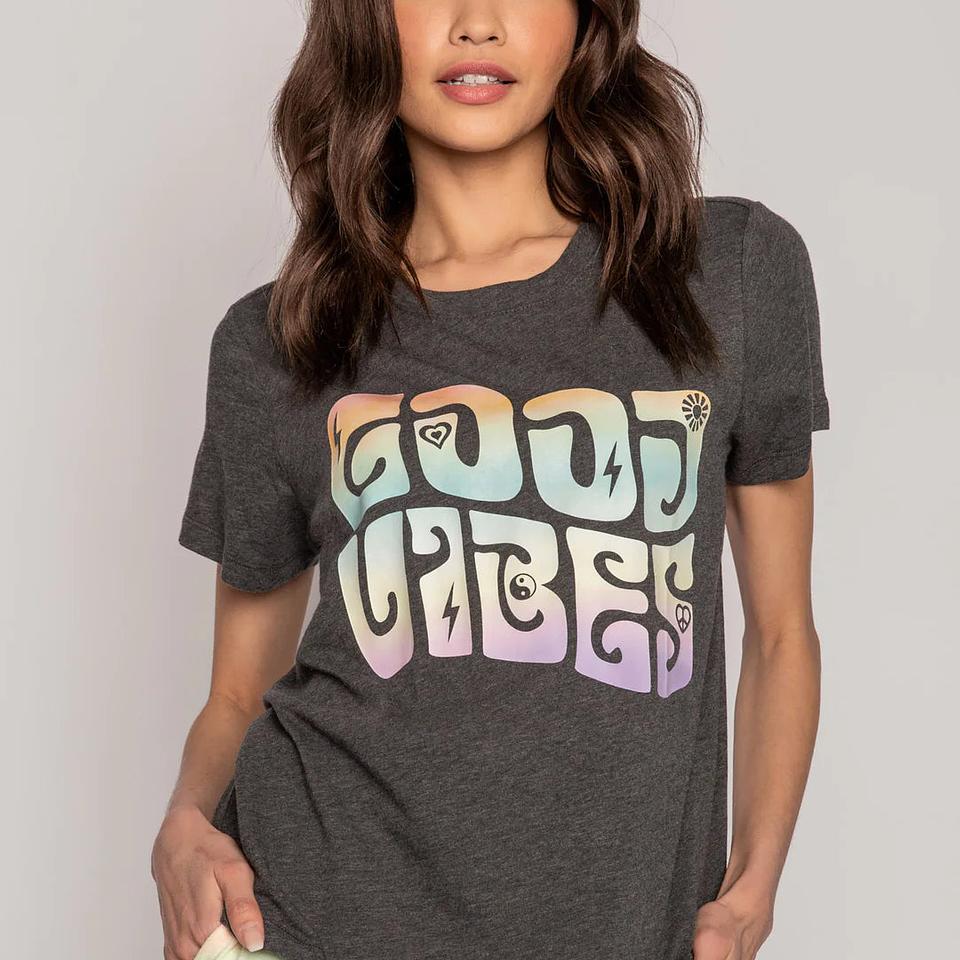 PJ Salvage Gradient Good Vibes T-Shirt
