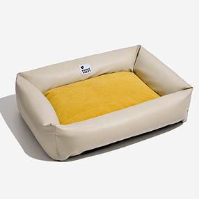 Leather Waterproof Cozy Pet Dog Bed