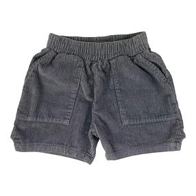 Tiny Whales Corduroy Dad Short | faded black