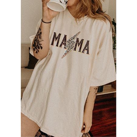 MAMA Voltage Graphic Tee - Ivory