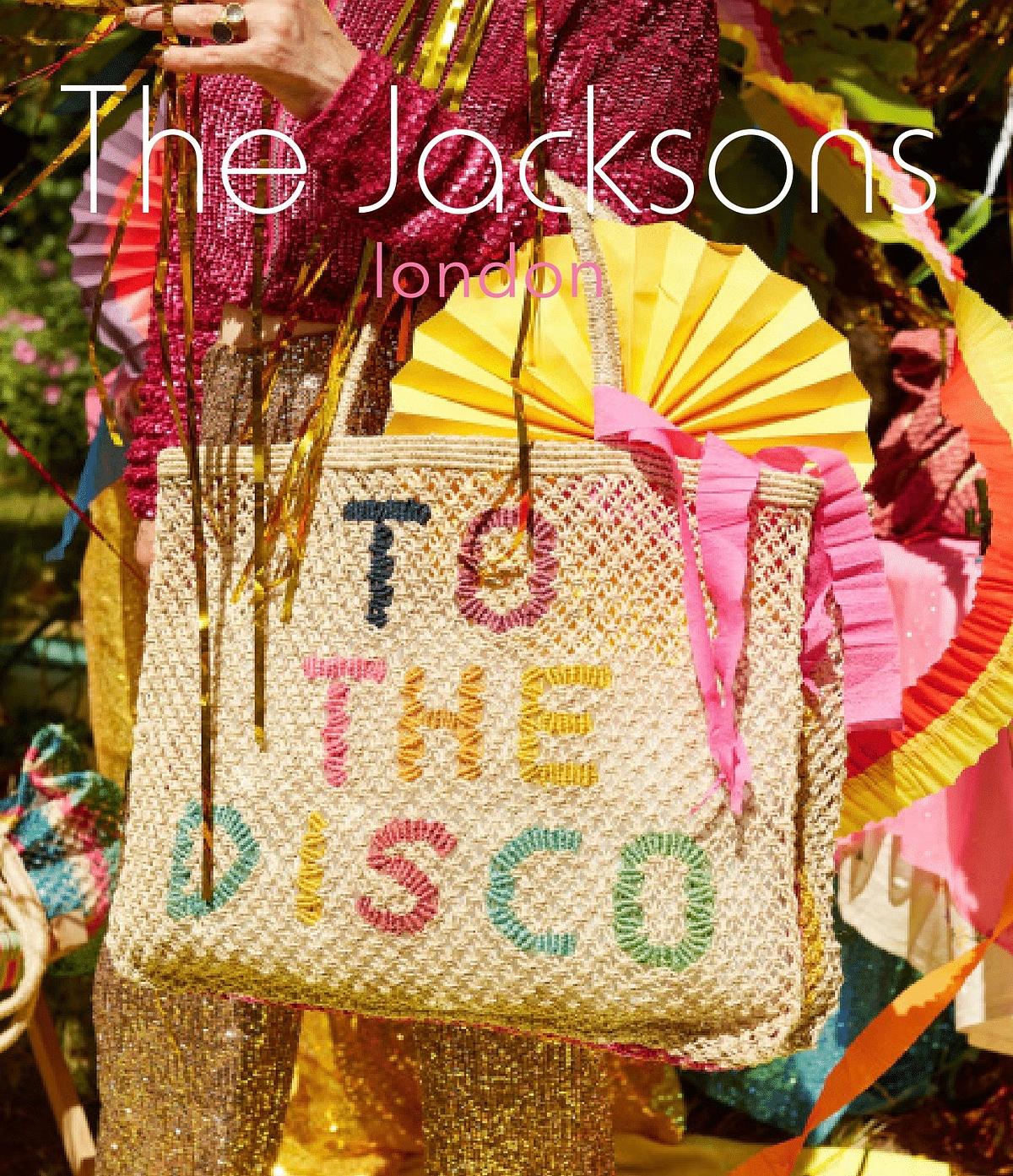 THE JACKSONS To The Disco Jute Bag