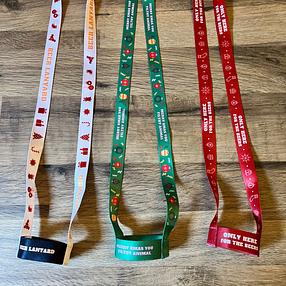 The Three Wise Men x 3 Christmas Beer Lanyards