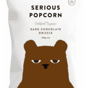 Serious Popcorn Dark Choc Drizzle 100g