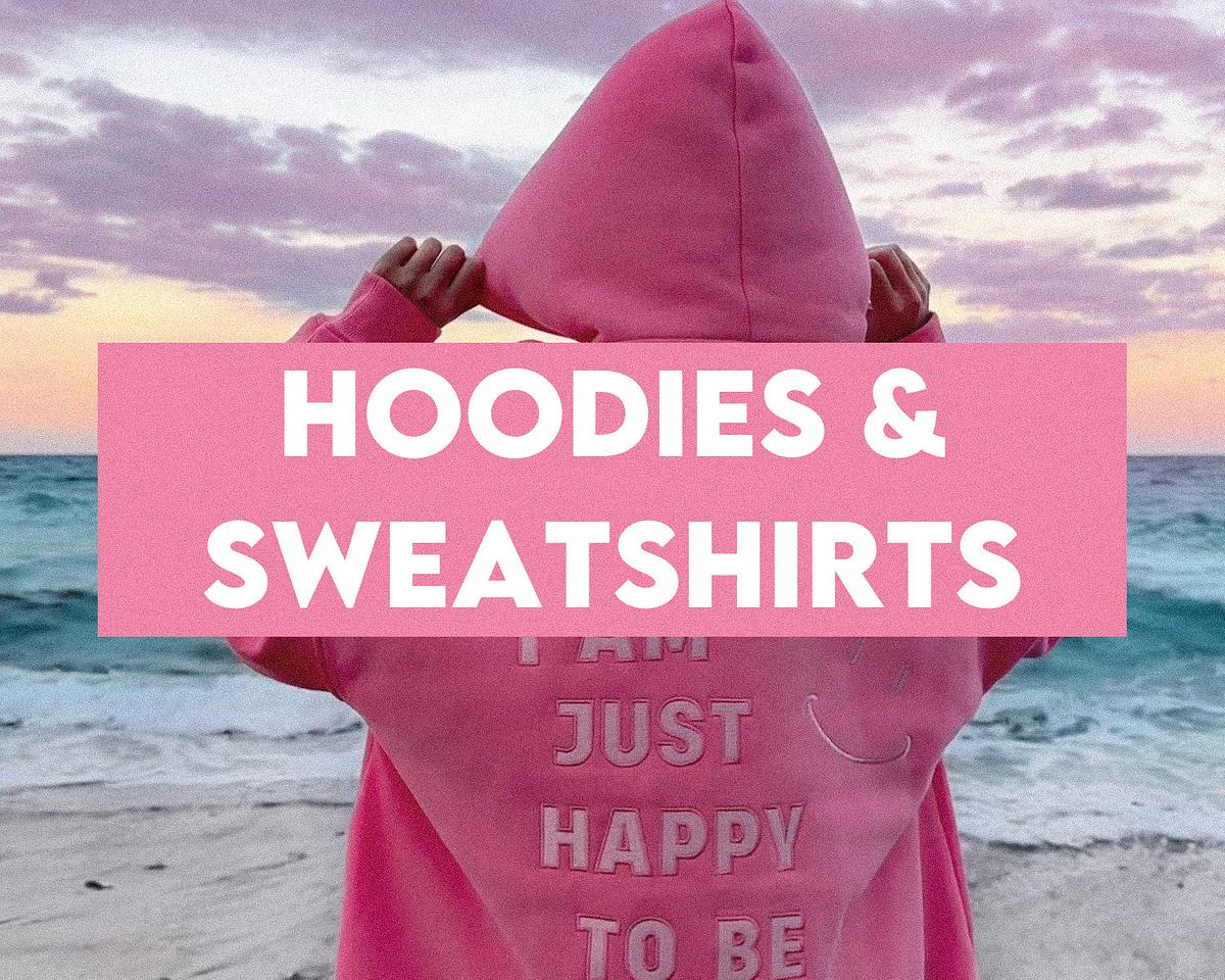 image of the hoodie and a beach