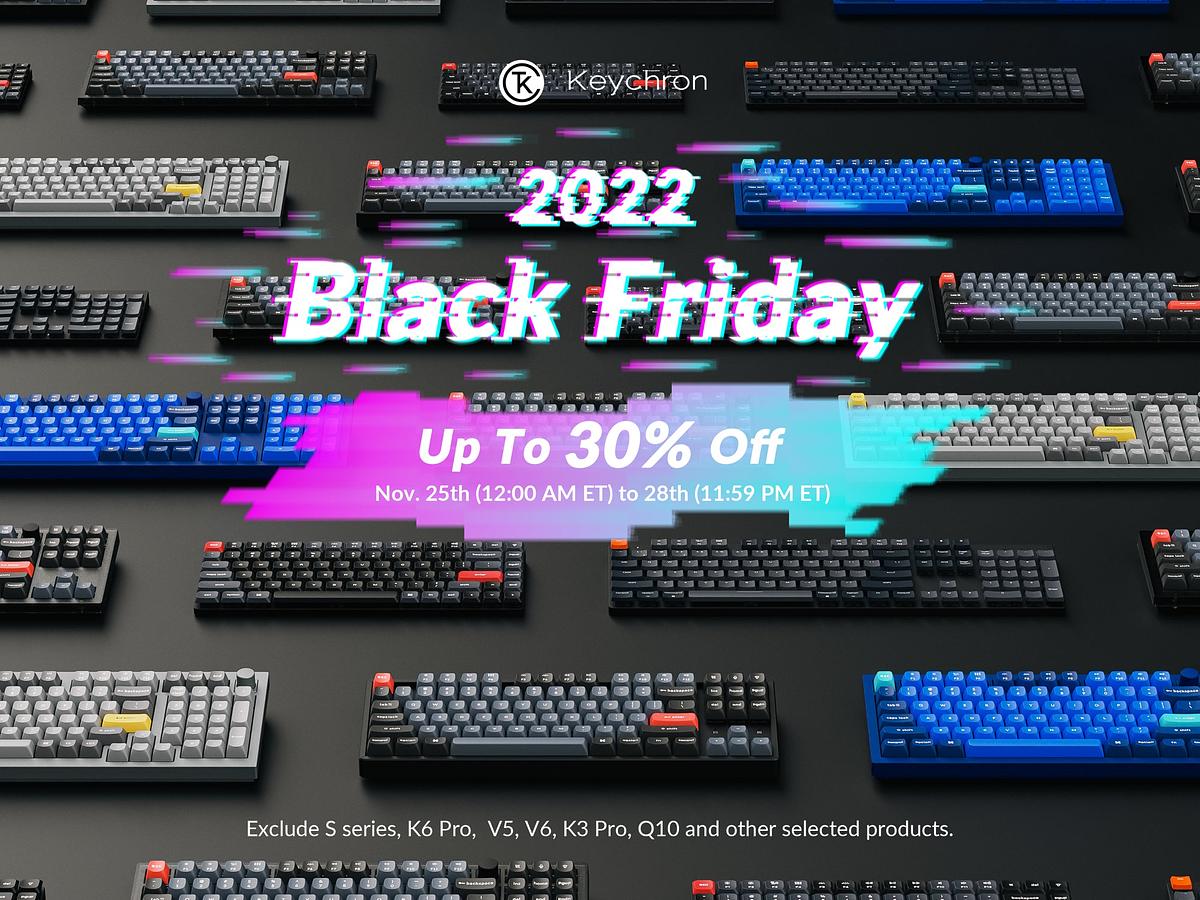 Up to 30 off keyboards. Our best Black Friday offer is live! 😊 Keychron