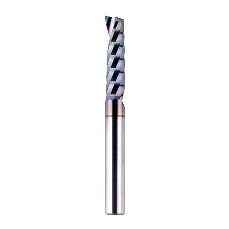 SpeTool W03001 SPE-X Extra Tool Life Coated SC Spiral O Flute 1/4&quot; Dia x 1/4&quot; Shank x 1&quot; Cutting Length x 2-1/2&quot; Long Up-cut Router Bit