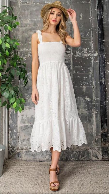 Perfect Sun Dress - White