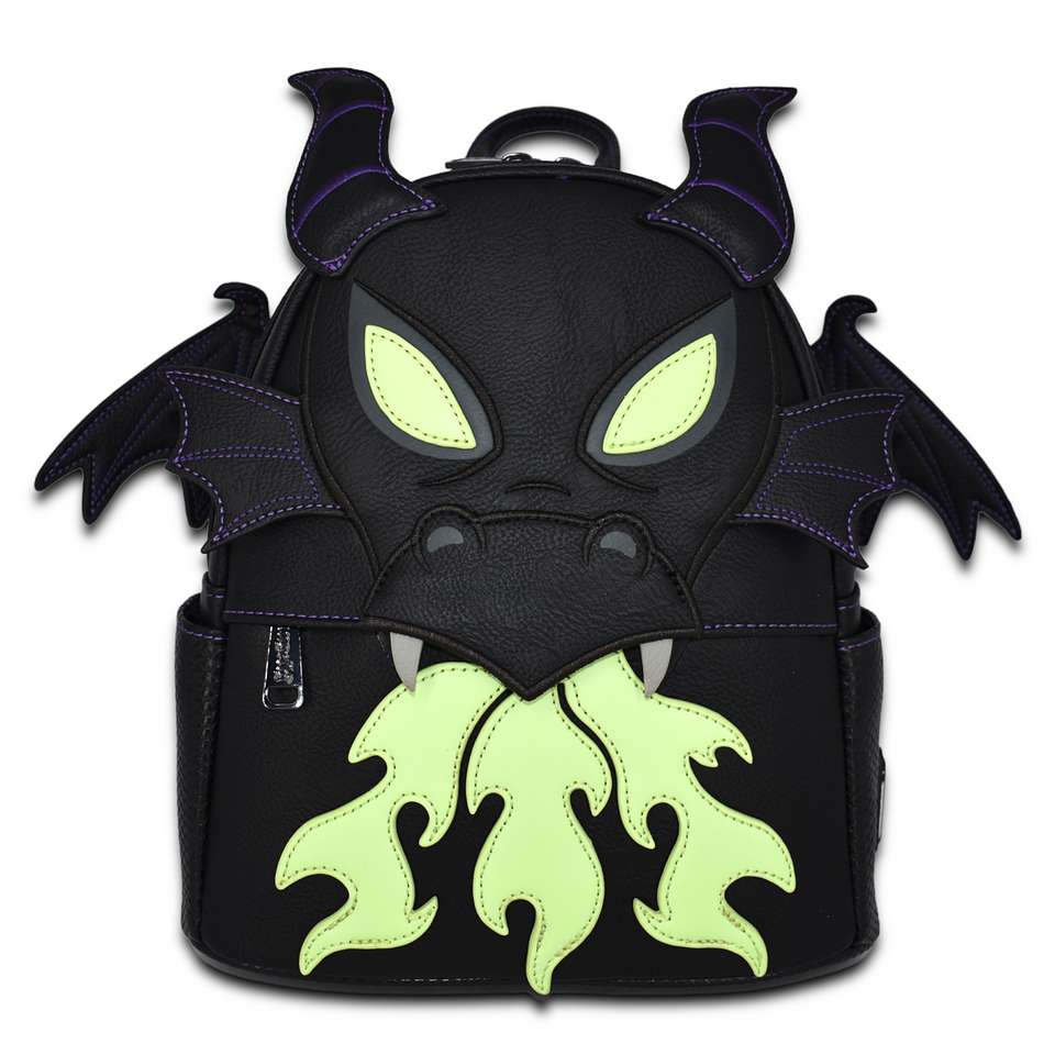 Our @loungefly Exclusive Disney Villains Maleficent Dragon Mini Backpack is  back in stock! Make sure to grab yours before they sell out…