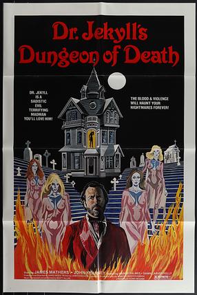 Dr. Jekyll&#39;s Dungeon Of Death (1982) Original US One Sheet Movie Poster