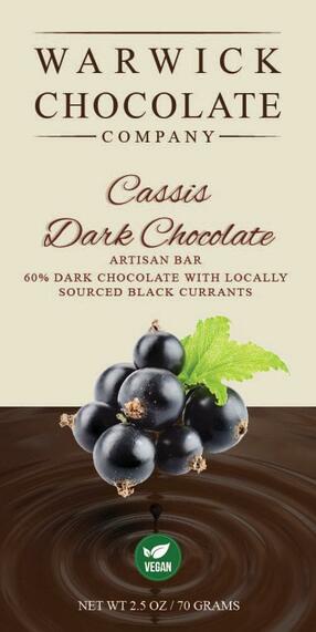 Cassis Dark Chocolate Bar