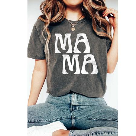 MAMA Graphic Tee - Charcoal