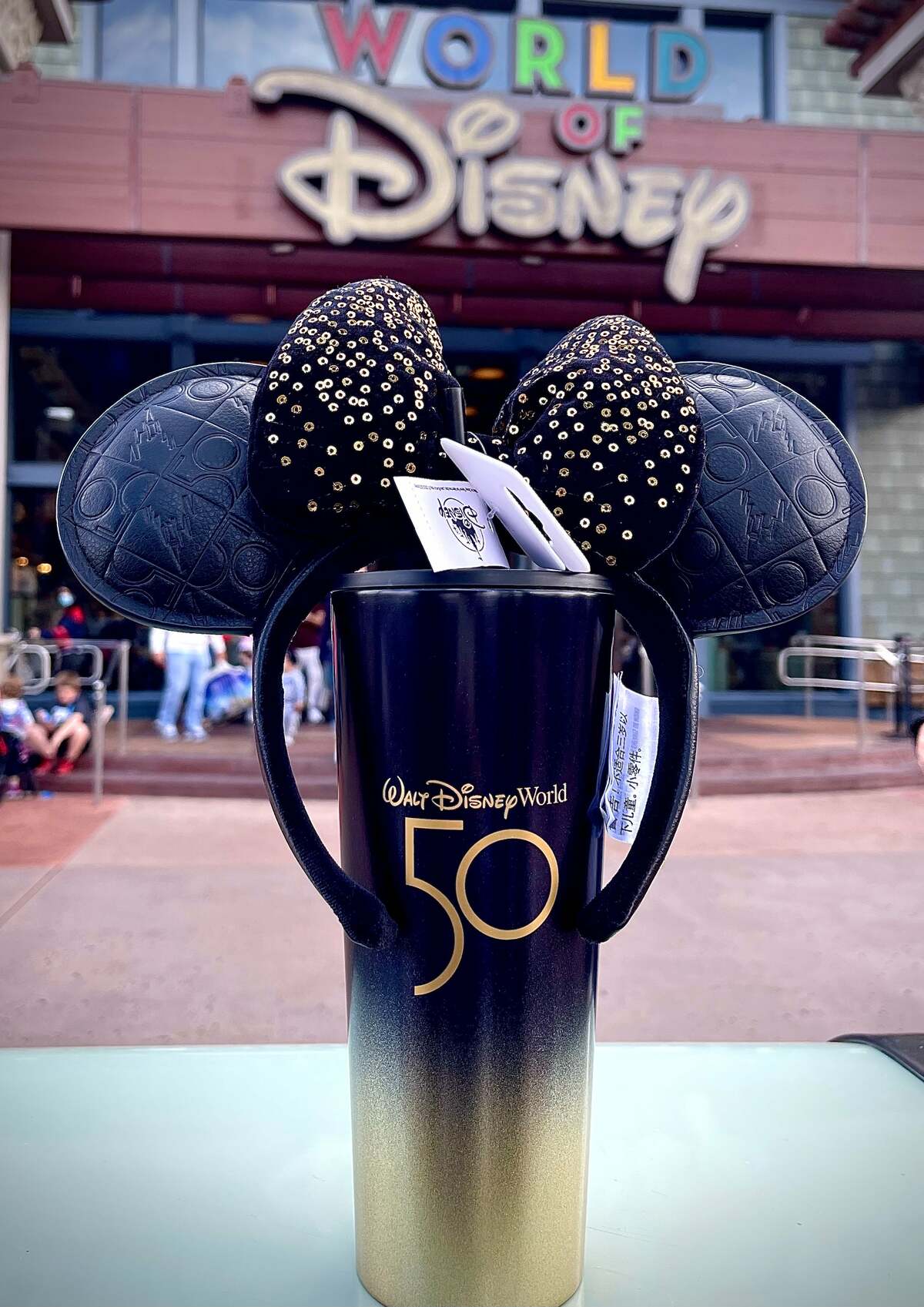 Enter To Win Walt Disney World 50th Anniversary Luxe Starbucks Tumbler,  Minnie Ears and $100 LPA Gift Card! - Lost Princess Apparel