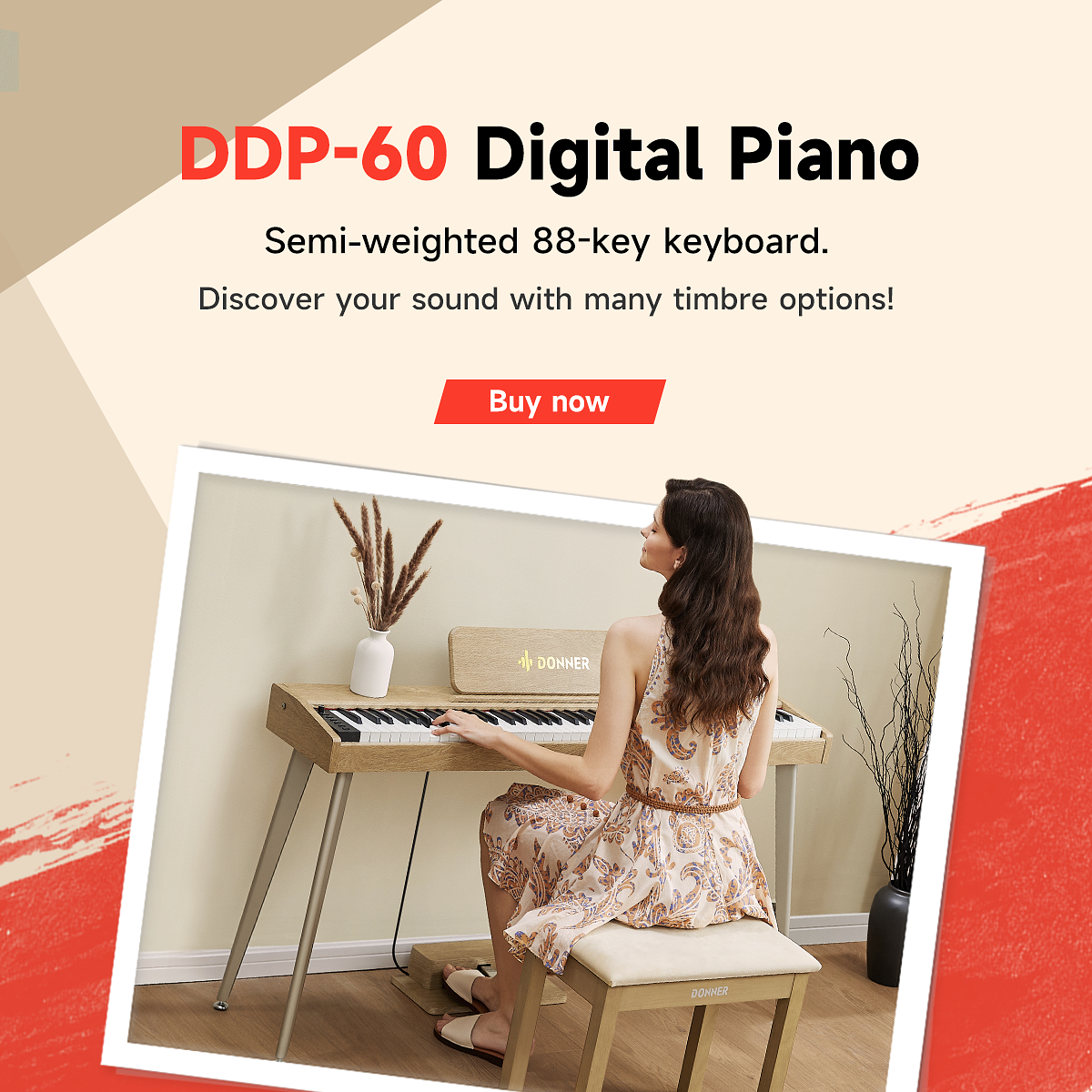 Donner New Releases: DDP-60 & DDP-80 PLUS Digital Piano - Donner