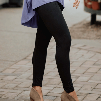 SA Exclusive Black Pocket Solid Leggings – SimpleAddiction