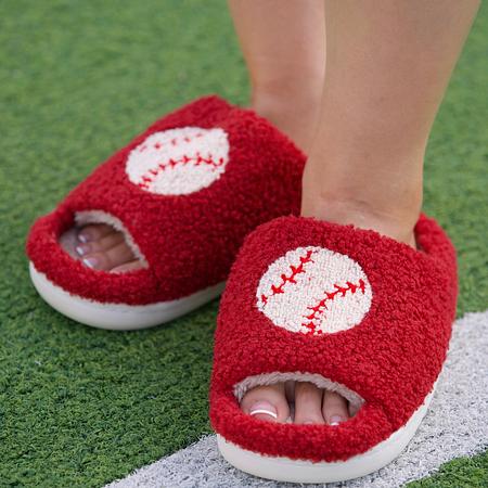Football Plush Slippers