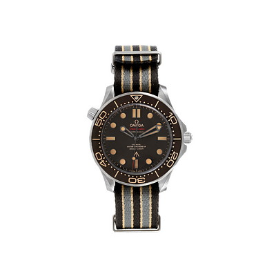 Seamaster Diver 300M 21092422001001 Nato Strap, James Bond Edition