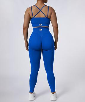 MOOSLOVER Front Hollow Bra-Legging Sport Two Pieces Set