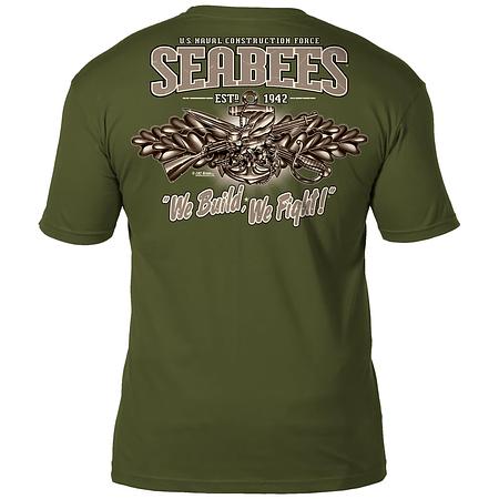 US Navy Seabees &#39;Vintage&#39; 7.62 Design Battlespace Men&#39;s T-Shirt