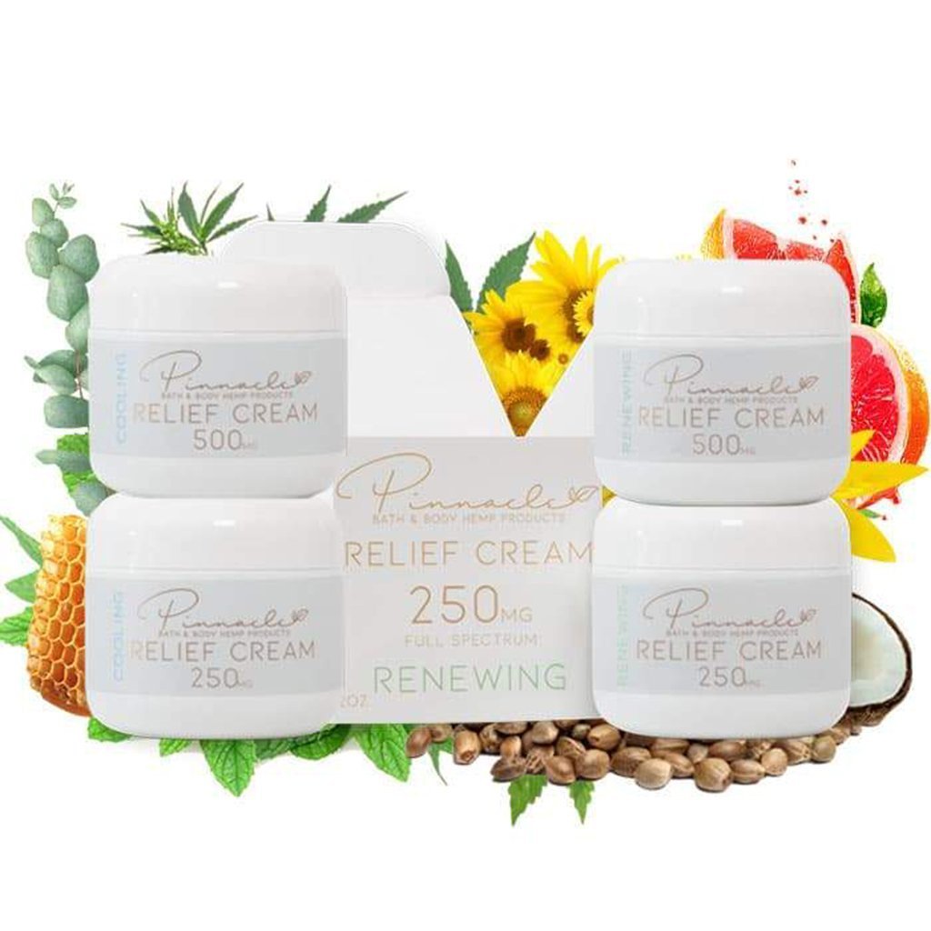 Pinnacle Hemp CBD Releif Cream - 2oz Jar